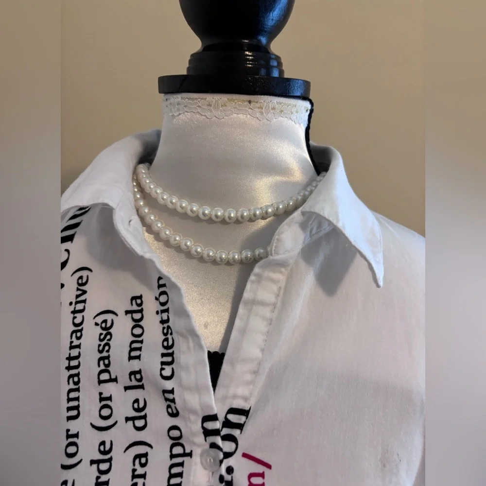 NEW YORK AND COMPANY Oversized Blouse - Picture 8 of 15
